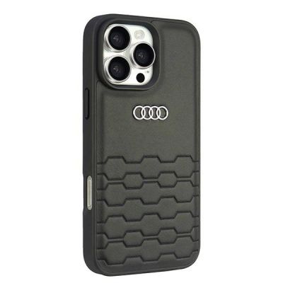 3. Etui Audi Synthetic Leather na iPhone 16 Pro Max 6.9" - czarne