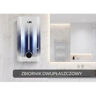 4. Bojler elektryczny LIN LIFVD1SMWH 50L SMART biały