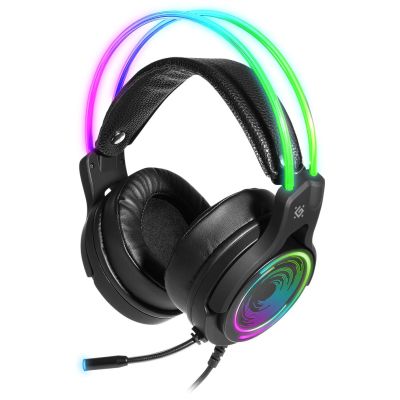 2. DEFENDER SŁUCHAWKI NAUSZNE Z MIKROFONEM COSMO PRO 7.1 PODŚWIETLENIE RGB 64536