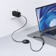 8. Kabel zwijany Baseus Bright Mirror Series USB-C - 2 x USB-C 100W 1m - czarny