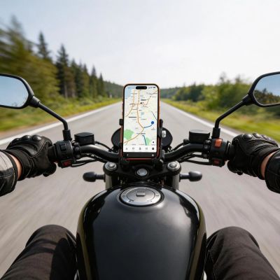 7. Uchwyt Tech-Protect V5 na kierownicę - czarny