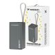5. Powerbank Wozinsky K65+ 65W 30000mAh 2x USB-C, 1x USB-A 65W - szary