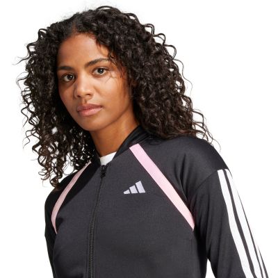 6. Dres damski adidas Teamsport Tracksuit czarny JD2674