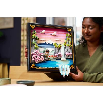 6. LEGO Art 31218 Japoński krajobraz z kwitnącymi wiśniami