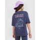 2. T-shirt oversize z nadrukiem dziewczęcy 4F 4FJWSS25TTSHF1853-22S