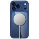 4. Etui Tech-Protect MagPeak MagSafe CC na iPhone 18 Pro / 17 Pro - przezroczysto-granatowe