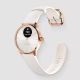 Zegarek Withings Scanwatch Light - zegarek z funkcją EKG, pomiarem pulsu i SPO2 oraz mierzeniem aktywności fizycznej i snu (37mm, rose gold-sand)