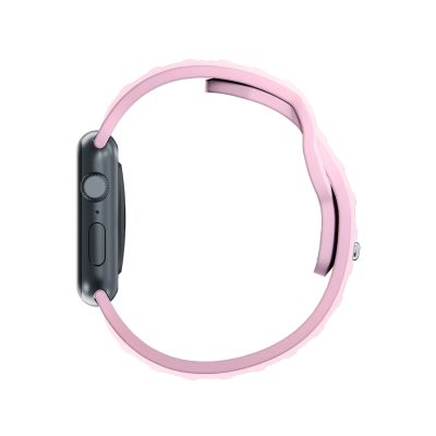 14. Pasek silikonowy 3mk Silicone Watch Strap do Apple Watch 42 / 44 / 45 / 49 mm - różowy