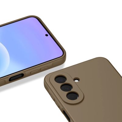 3. Etui Tech-Protect Icon na Samsung Galaxy A27 5G - brązowe