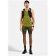 6. Koszulka tech. bez rękawów męska ODLO Tank crew neck ZEROWEIGHT CHILL-TEC zielona