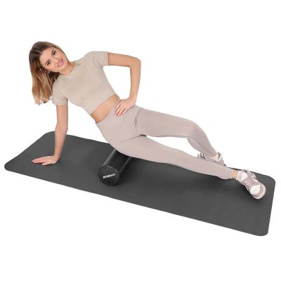 6. WAŁEK ROLLER FITNESS JOGA EPP CZARNY 15x60CM ENERO FIT