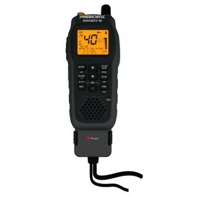 3. CB Radio przenośne ręczne ASC PRESIDENT Randy III