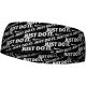 Opaska na głowę Nike Dri-Fit Fury czarno-biała N1003619010OS