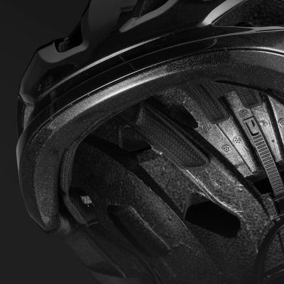2. Kask rowerowy Rockbros LK-67 młodzieżowy z odpinanym daszkiem 54–58 cm - czarny