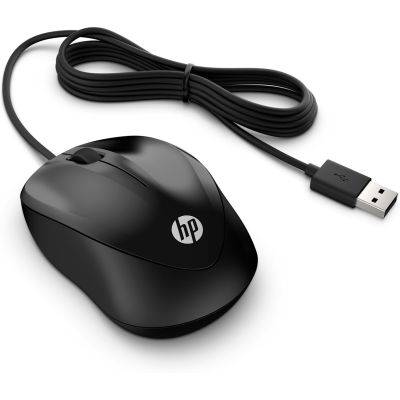 2. Mysz HP 1000 Wired Optical Mouse with 3 Buttons and 1000 DPI przewodowa czarna 4QM14AA