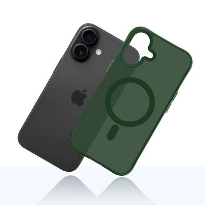 5. Etui 3mk Smoke MagCase na iPhone 17 - zielone-półprzezroczyste