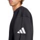 5. Bluza męska adidas Essentials Loose Fit 3 Bar Logo czarna JF3542