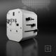 8. Adapter podróżny SBS TEADAPTUSBTCUNI USB-C USB-A uniwersalny - biały