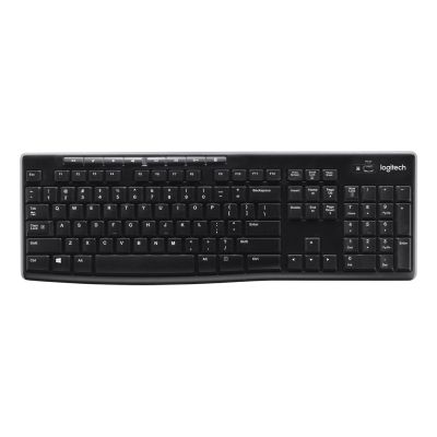 11. Klawiatura bezprzewodowa Logitech K270 RF Wireless QWERTZ Niemiecki Czarny