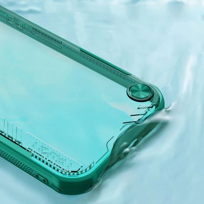 7. Etui Nillkin Iceblade Prop z osłoną obiektywu i podstawką na iPhone 16e / 17e - zielone