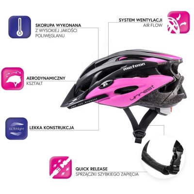 24. Kask rowerowy Meteor MV29 Unrest 24700-24702
