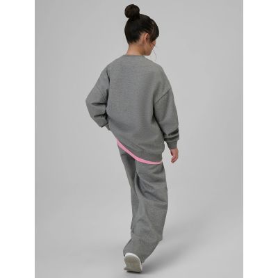 2. Bluza dresowa loose bez kaptura dziewczęca 4F 4FJRSS26TSWSF2624-25M
