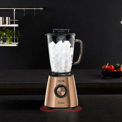 7. TEFAL | Blender | BlendForce BL439G10 | Blat stołu | 800 W | Materiał słoika Szkło | Pojemność słoika 1,75 L | Kruszenie lodu | Miedź