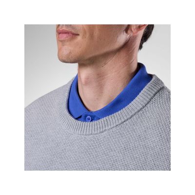 4. Sweter męski ROSSIGNOL M Knitted Cn Sweater szary
