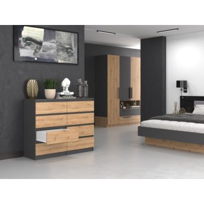 5. Komoda M8 120x40xH97 antracyt/artisan