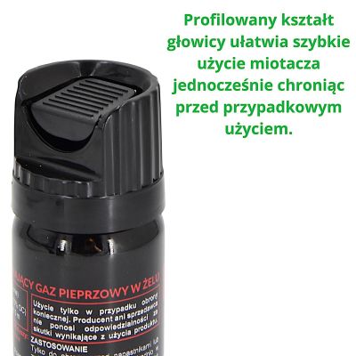 4. GAZ PIEPRZOWY DEFENCE NATO GEL 2MLN CONE 50ML 40050-C SHARG