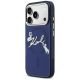 2. Etui Karl Lagerfeld IML Choupettes Karl  Script Logo MagSafe na iPhone 17 Pro - niebieskie