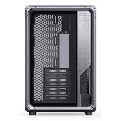 36. Jonsbo X400 PC-Gehäuse, Midi-Tower, ATX, Tempered Glass - grau
