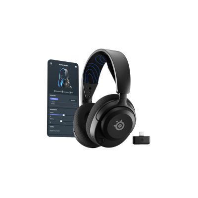 5. Zestaw słuchawkowy SteelSeries Arctis Nova 5P Wireless Bezprzewodowy Opaska na głowę Gaming USB Type-C Bluetooth Czarny