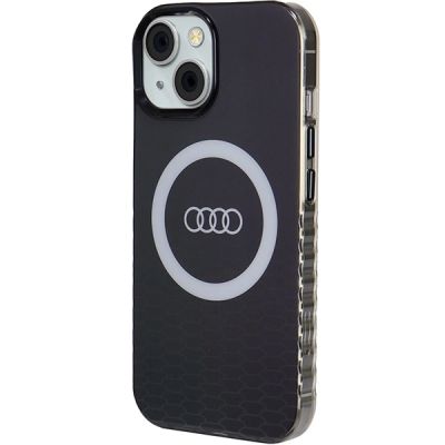 2. Etui Audi IML Big Logo MagSafe na iPhone 15 / 14 / 13 - czarne