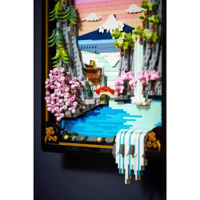 28. LEGO Art 31218 Japoński krajobraz z kwitnącymi wiśniami