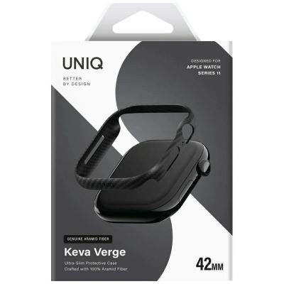 2. Etui UNIQ Keva Verge na Apple Watch 42 mm - czarne