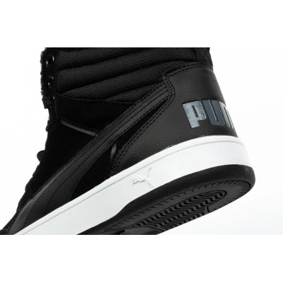 7. Puma buty męskie Rebound Street czarne za kostkę ocieplane