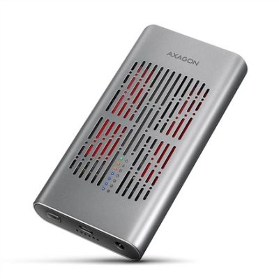 13. Axagon EEM2-20GD stacja dokująca do dysków twardych USB 3.2 Gen 2 (3.1 Gen 2) Type-C Czarny, Szary