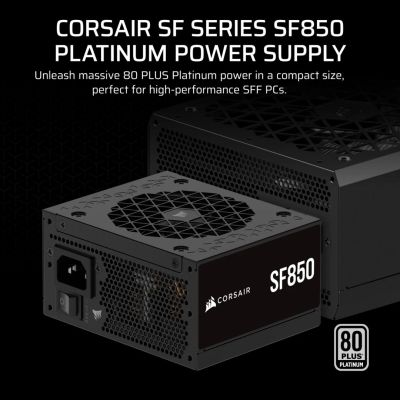2. *CORSAIR SF Series SF850 80 PLUS Platinum SFX