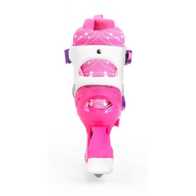 9. Zestaw SMJ Sport Combo Pink LED: 2w1 wrotko-rolki HS-TNK-000009549