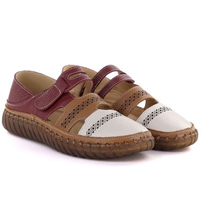 4. Skórzane półbuty na rzep komfortowe Artiker 58C1500