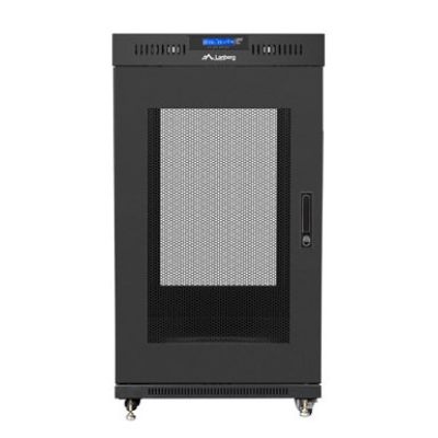 2. Lanberg FF01-8822-23BL stojak 22U Stojak wolnostojący Czarny