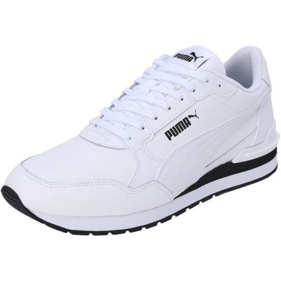 2. Sneakersy męskie Puma ST Runner v4 L wysokie za kostkę białe (399068-07)