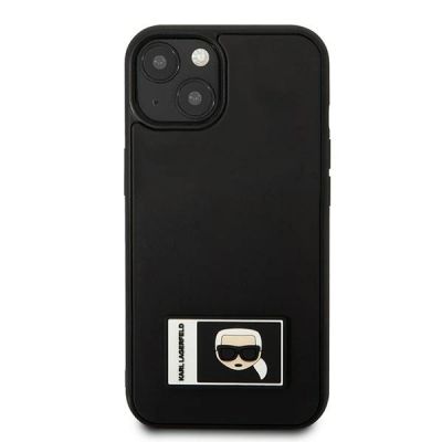 3. Etui Karl Lagerfeld Ikonik Patch na iPhone 13 mini - czarne