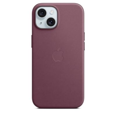 8. Etui z MagSafe Apple iPhone 15 Feingewebe Case Mullberry