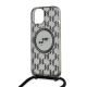5. Etui Karl Lagerfeld IML Crossbody Monogram Karl & Choupette Head MagSafe na iPhone 15 / 14 / 13 - czarne