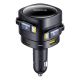 2. Ładowarka samochodowa Baseus Enjoyment Max 90W 2 x kabel USB-C + USB-A + USB-C - czarna