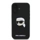4. Etui Karl Lagerfeld Silicone Karl Head Print MagSafe na iPhone 16 - czarne