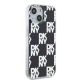 4. Etui DKNY IML Checkered Mono Pattern na iPhone 15 / 14 / 13 - czarne