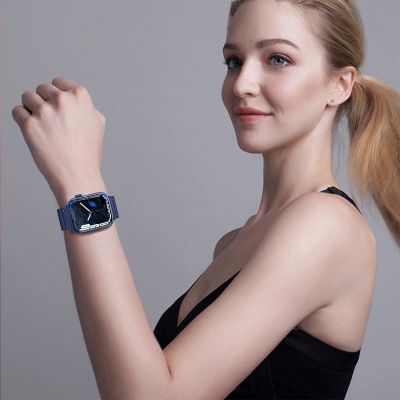 15. Pasek Strap Triple Protection do Apple Watch 38 / 40 / 41 mm opaska bransoleta - zielony